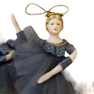Antique Poseable Ballerina‎ Ornaments Set Of Six